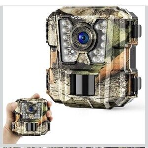 WOSPORTS Mini Trail Camera 24MP 1080P HD Game Hunting Camera Motion Activated
